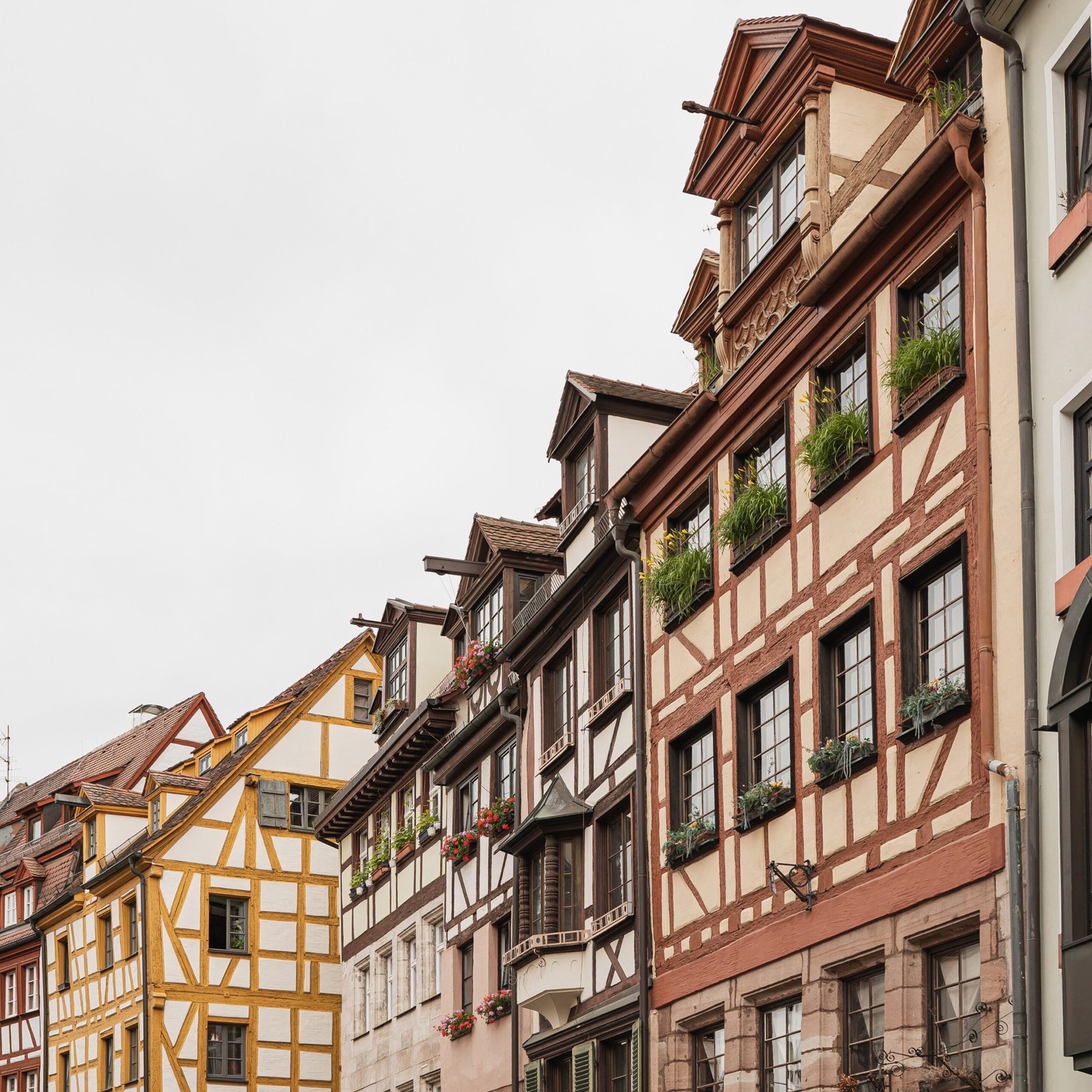Exmaple of half-timber architecture seen in Bernkastel on the Moselle river.